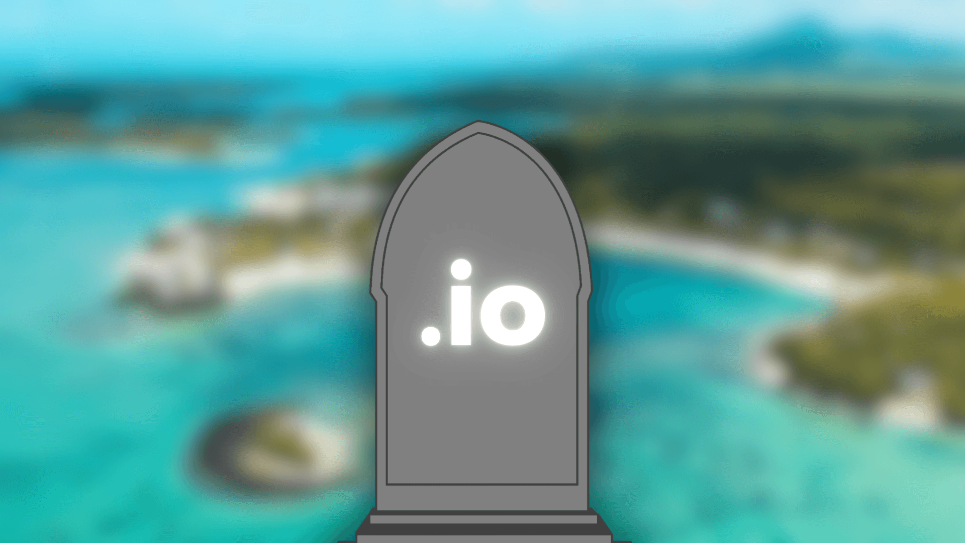 Gravestone of io domains